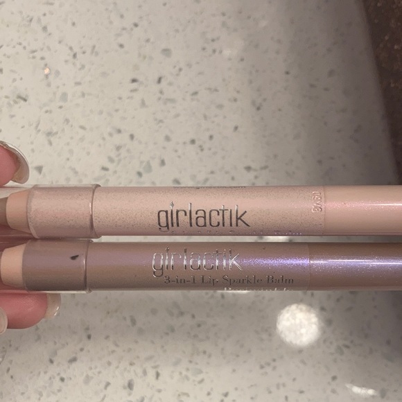 Girlactik 3 in 1 Sparkle Lip Balm Bundle in twinkle & periwinkle - Picture 1 of 3